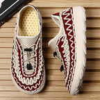 Men's Hand-Woven Summer Sandals – Casual Breathable Outdoor Slip-On Shoes