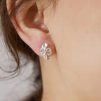 Geometric Flower Stud Earrings for Women – Fashion Floral Jewelry
