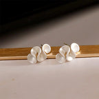 Geometric Flower Stud Earrings for Women – Fashion Floral Jewelry