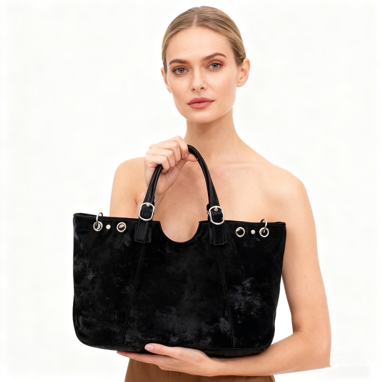 Vintage Women's Top Handle Handbag – Satchel Tote Shoulder Bag with Large Capacity