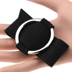 2-Piece Velvet Bracelet Set with Metal Charm Wristband – Women's Fashion Jewelry (Random Color)