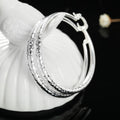 Women's Circle Hoop Earrings – Sterling Silver Fashion Jewelry