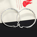 Women's Circle Hoop Earrings – Sterling Silver Fashion Jewelry