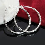 Women's Circle Hoop Earrings – Sterling Silver Fashion Jewelry