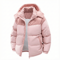 Men's Hooded Windbreaker Jacket – Casual Autumn & Winter Parka with Removable Hood