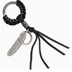 PU Leather Tassel Keychain – Fashion Bag Charm for Keys, Handbags & Backpacks
